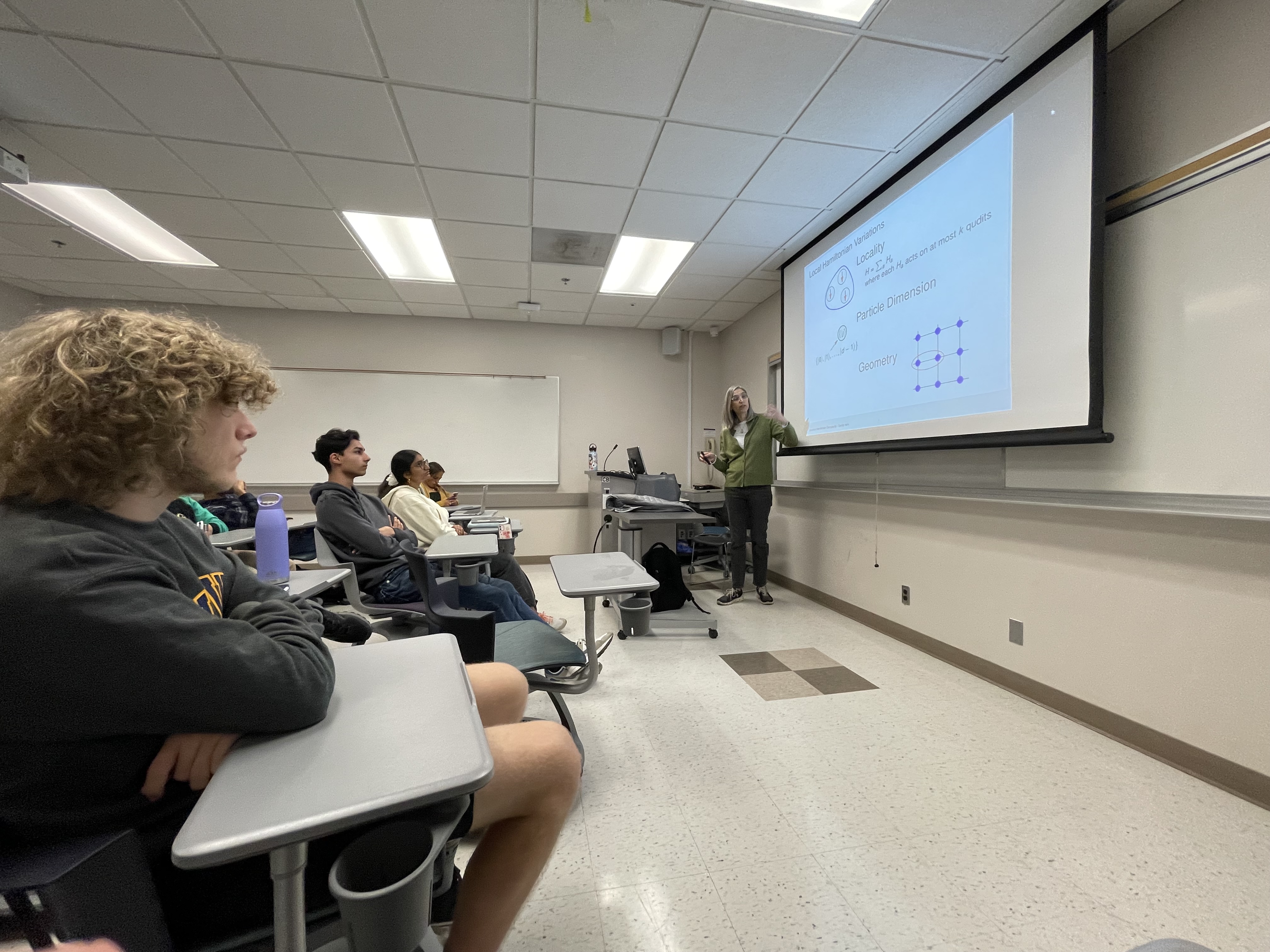 Prof. Sandy Irani guest lecture at QC@UCI